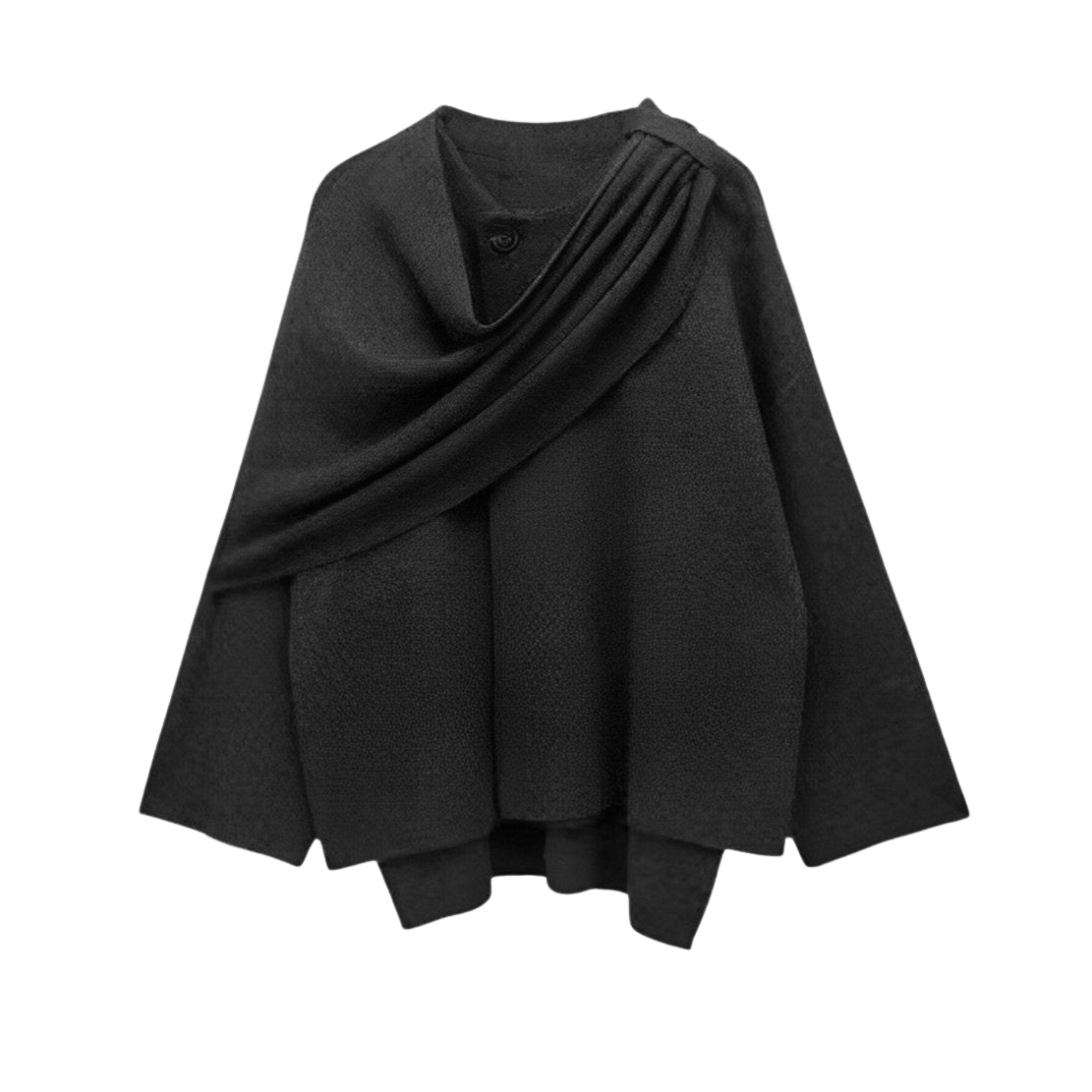 Eliza | Women Elegant Draped Cape Coat