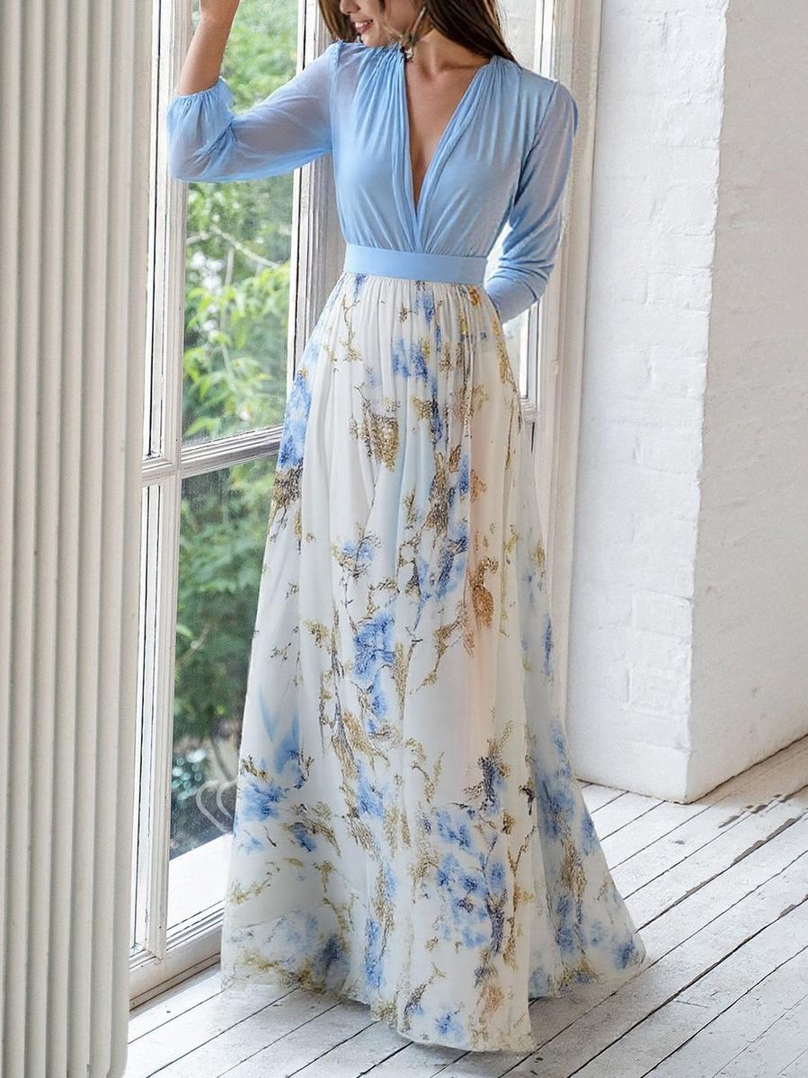 Lily | Women Summer Maxi Dress with Dazzling Floral Print