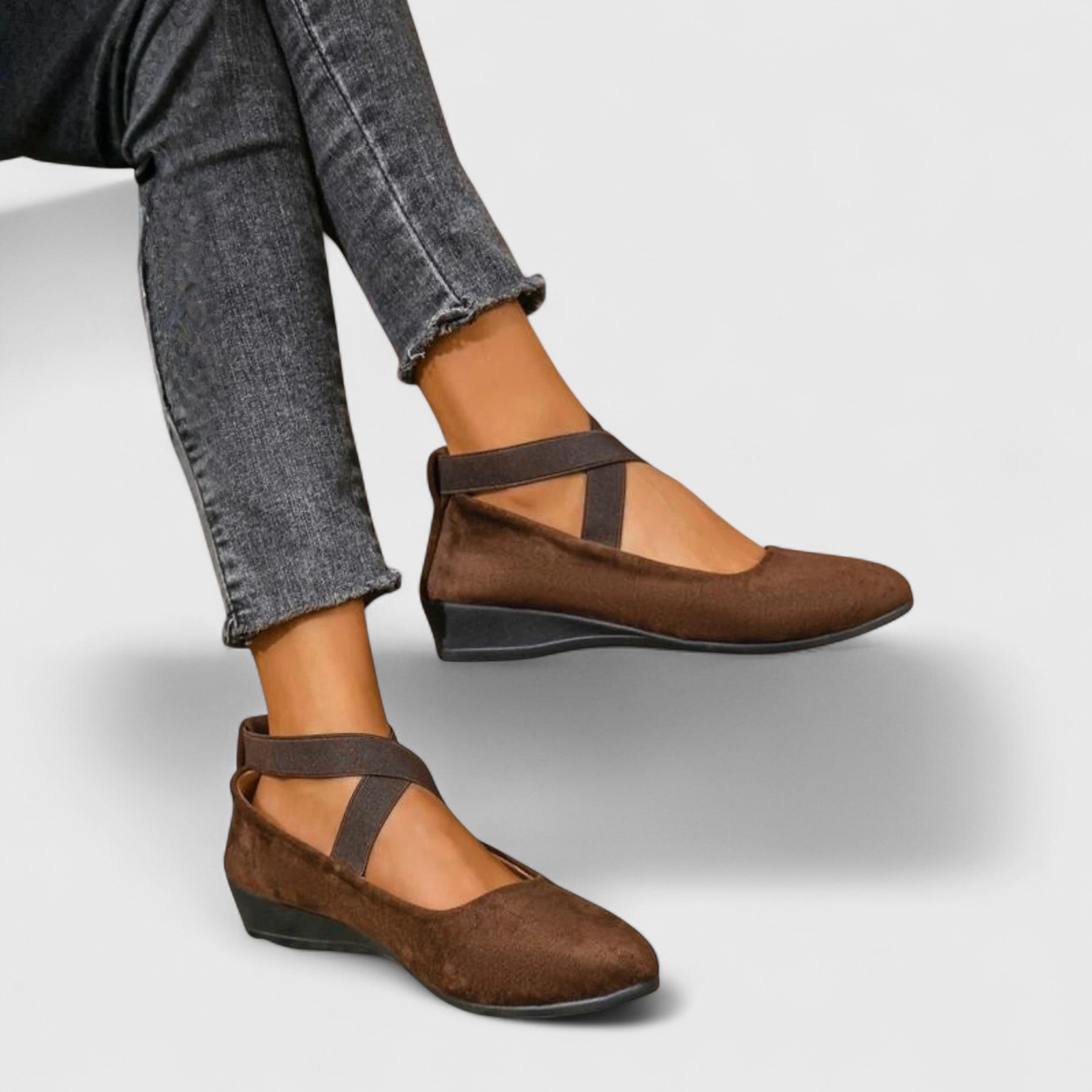 Kylie | Women Orthopedic Cross Strap Shoes
