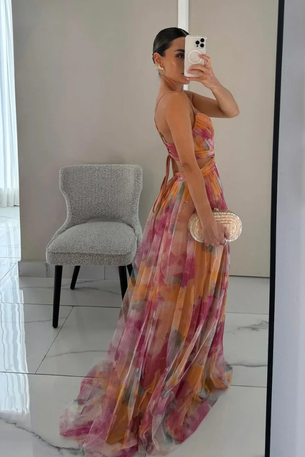 Hailey | Women Elegant Pleated Maxi Dress