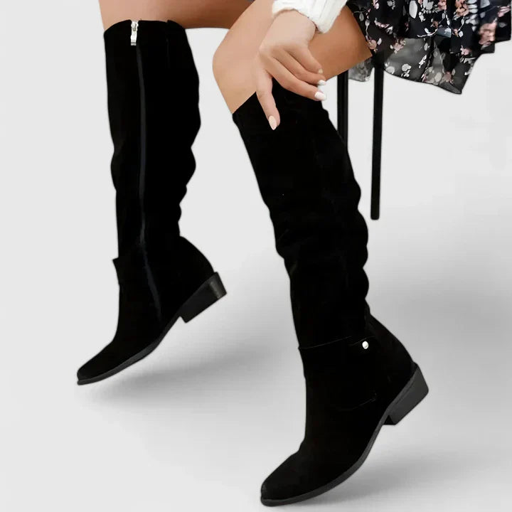 Kaitlyn | Women Casual Orthopedic Knee-High Boots