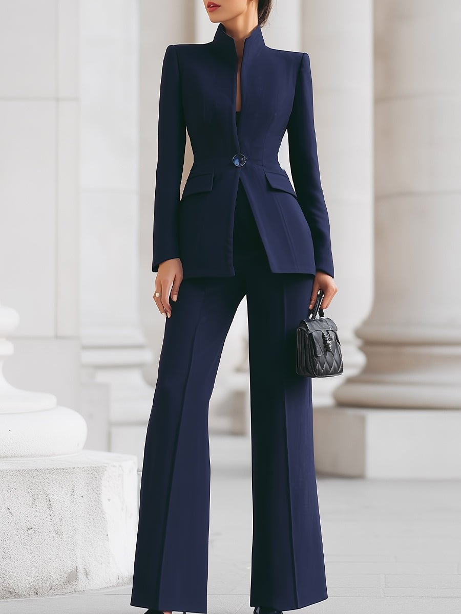 Lily | Women Elegant Blazer & Trouser Suit Set
