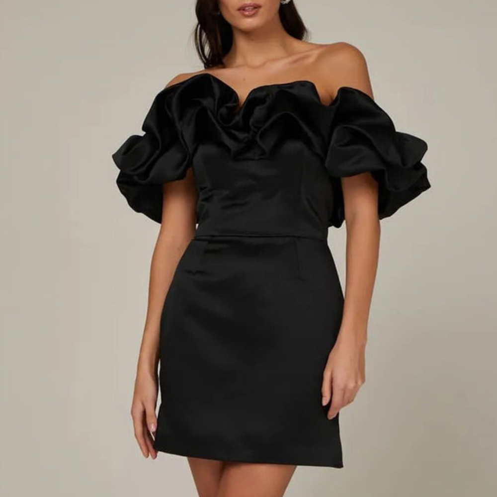 Daisy | Women Wedding Guest Ruffle Mini Dress