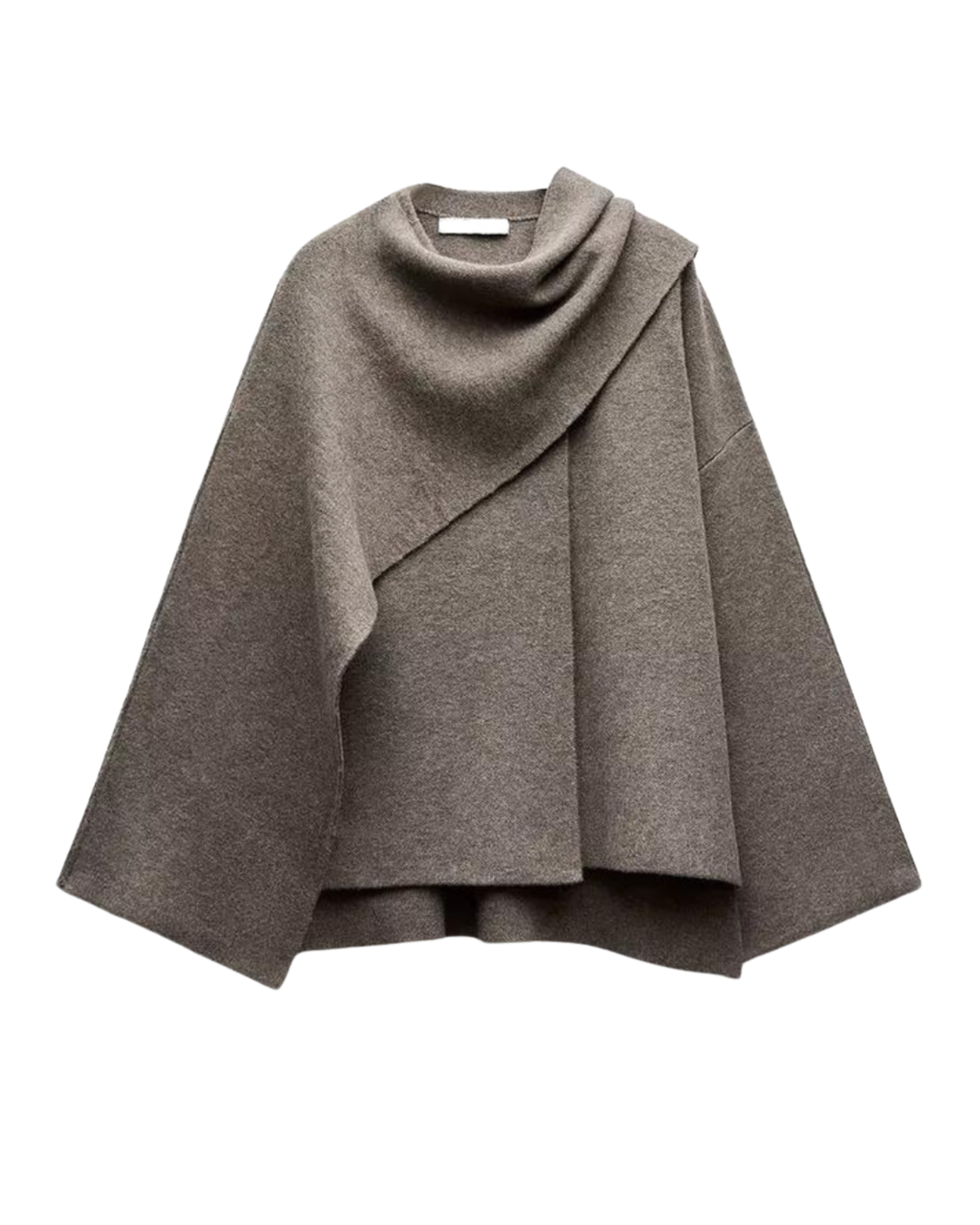 Eliza | Women Elegant Draped Cape Coat