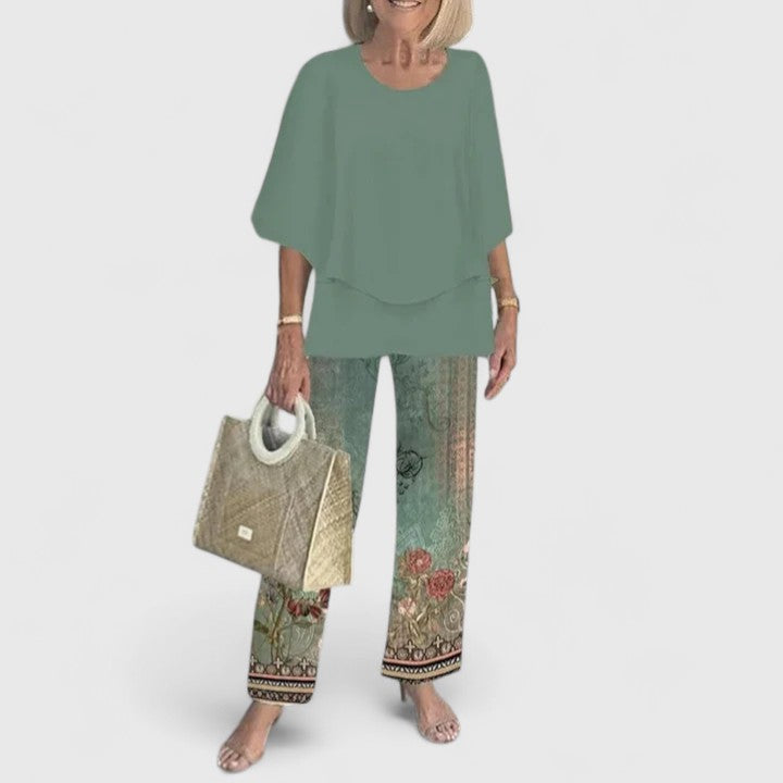 Morgan | Women Sophisticated Two-Piece Set