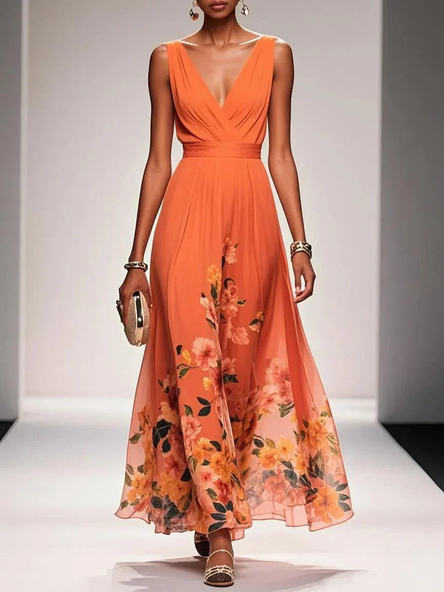 Alexa | Women Floral Print Wedding Guest Dress