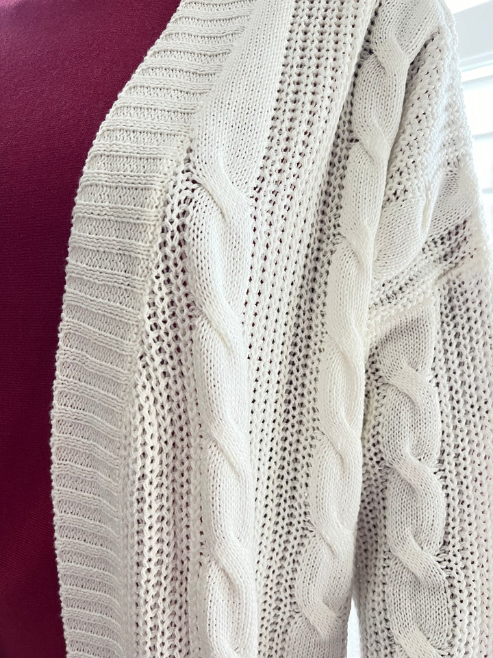 Classic Cable Knit Cardigan