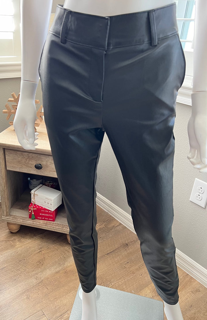 Skinny Faux Leather Pants