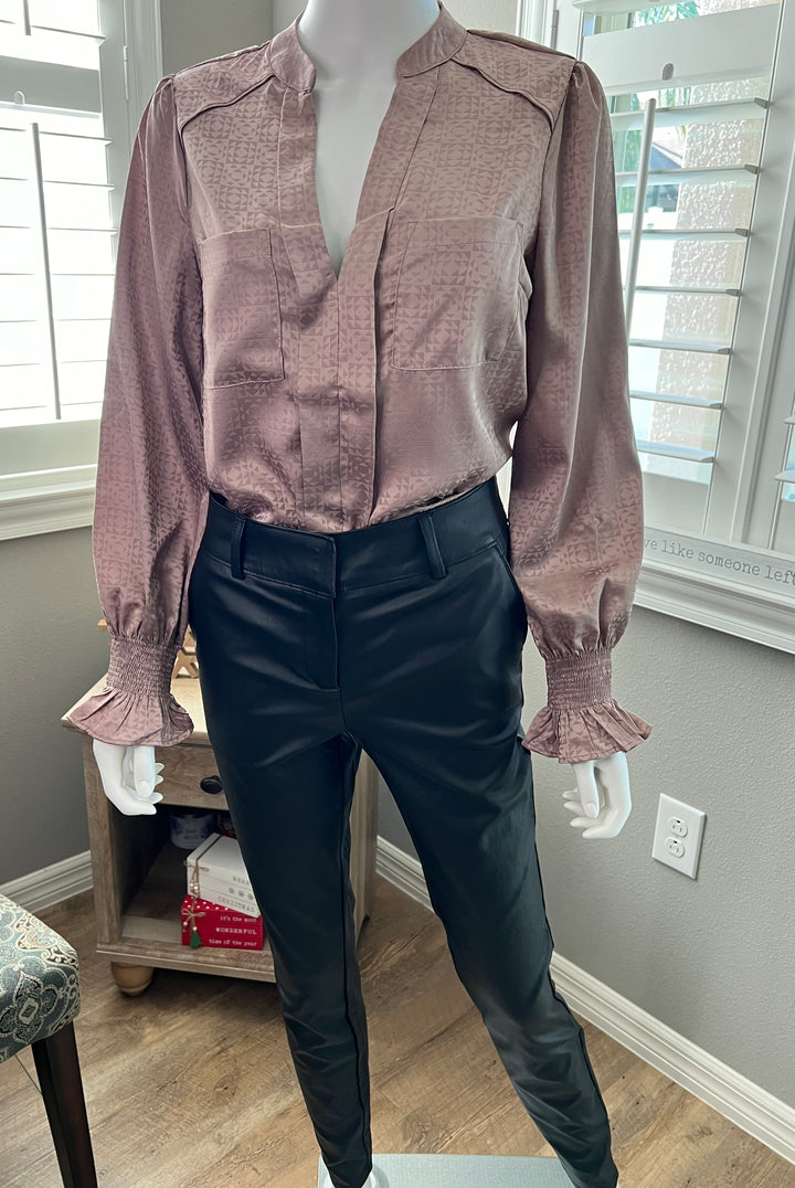 The Stacy Satin Blouse