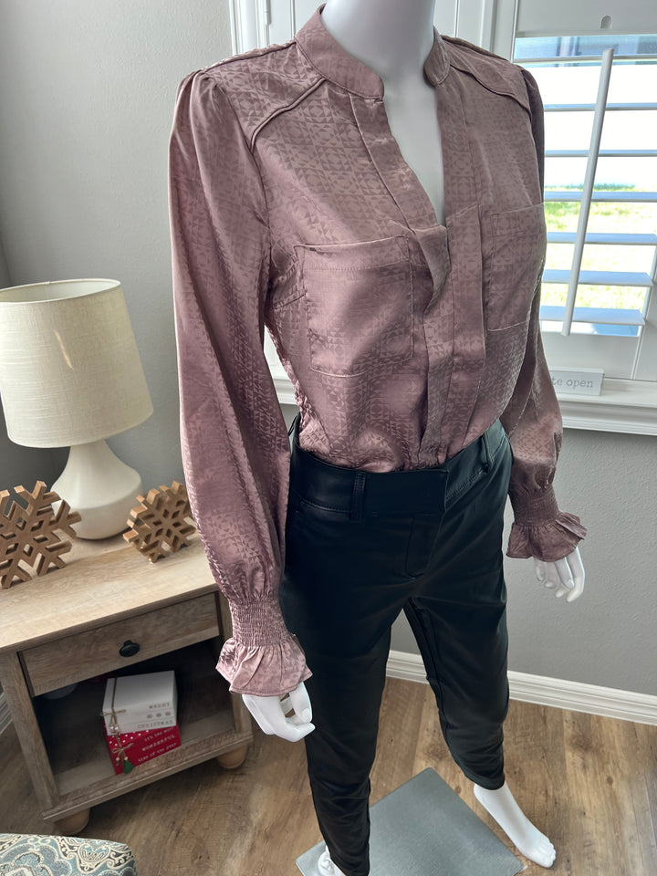 The Stacy Satin Blouse