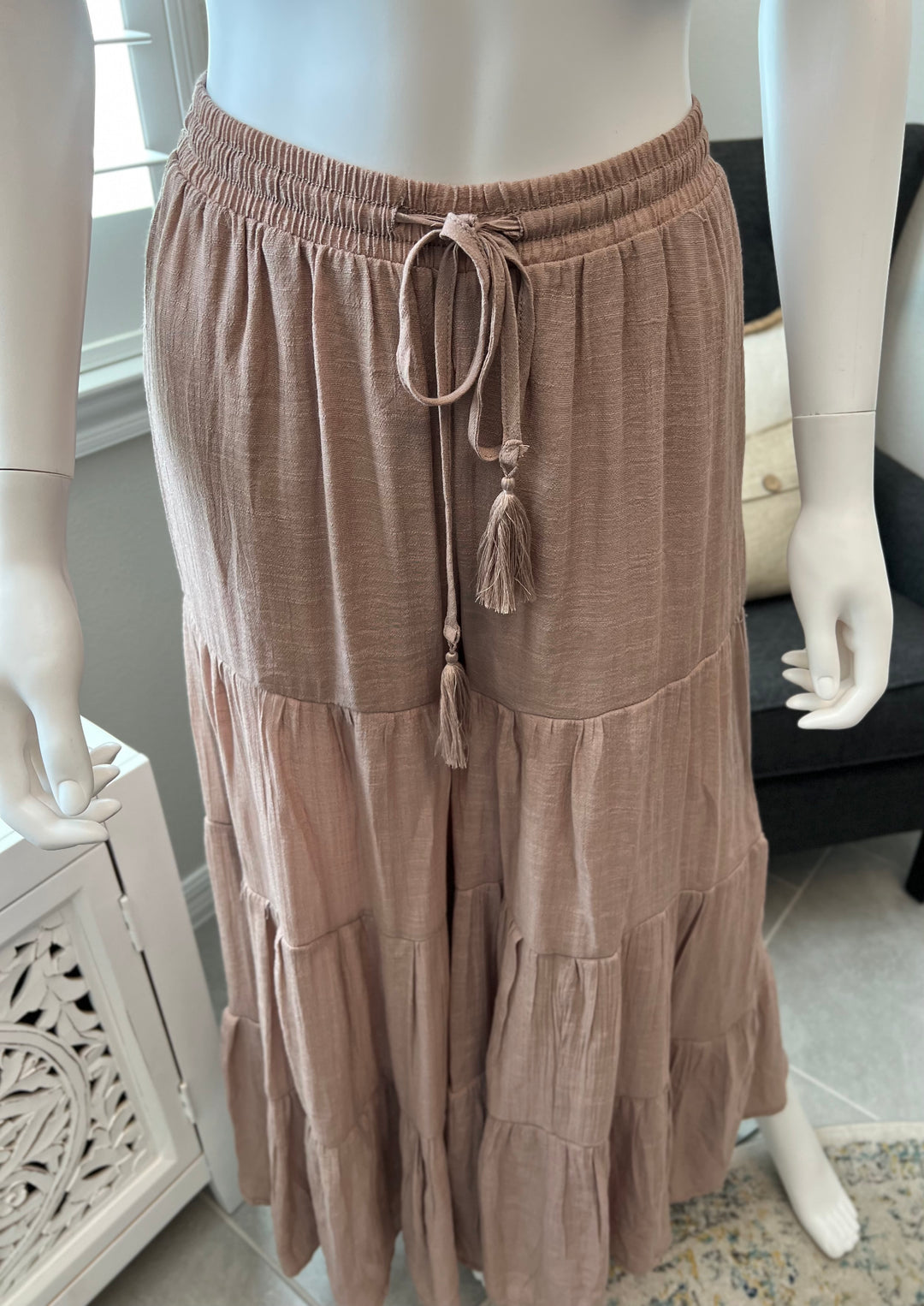 Taupe Wide Leg Pants