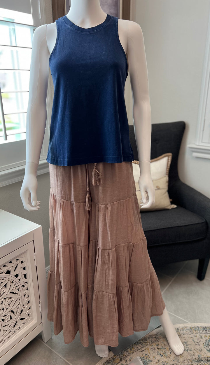 Taupe Wide Leg Pants