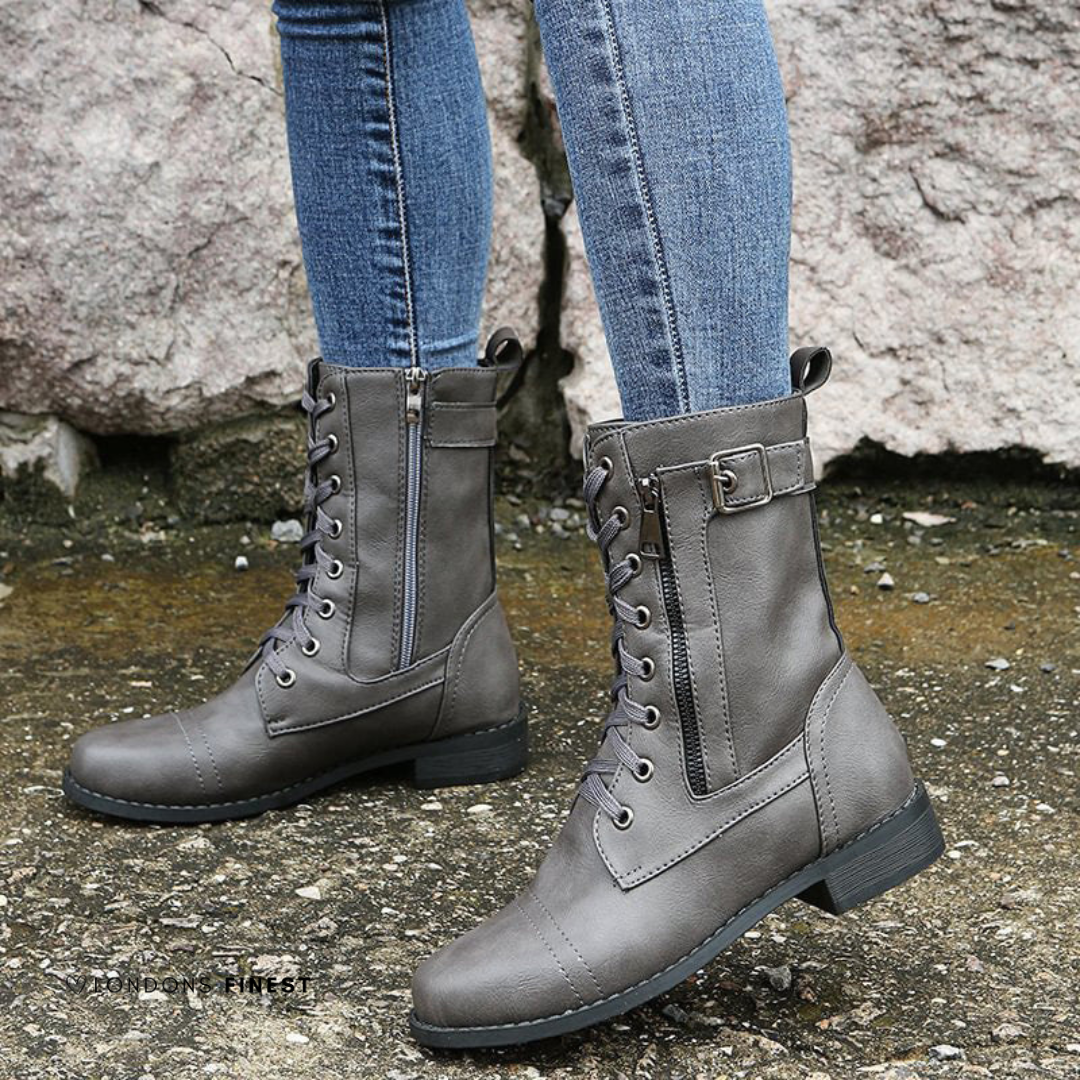 Natalie | Women Winter Lace Up Orthopedic Ankle Boots