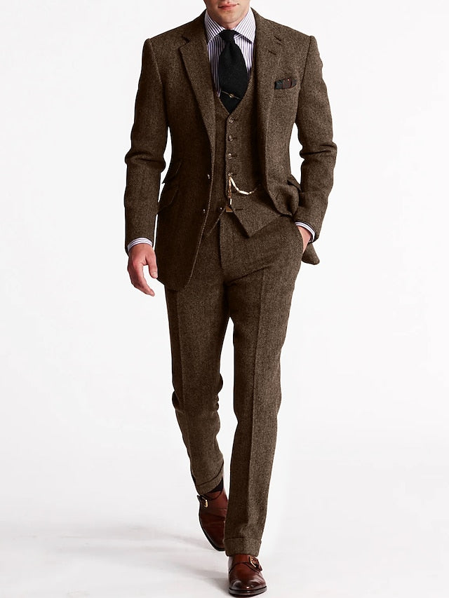 Will | Men’s Winter Three Piece Tailored Suit Set
