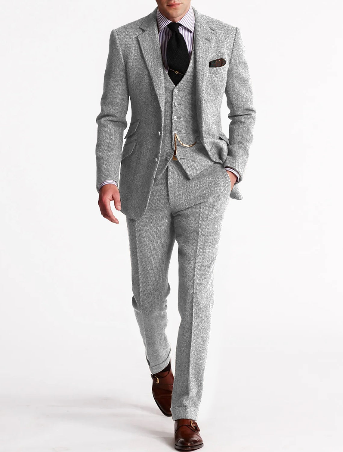 Will | Men’s Winter Three Piece Tailored Suit Set