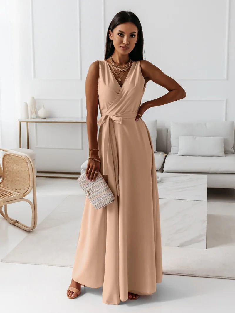 Donna | Women Wedding Guest Wrap Maxi Dress