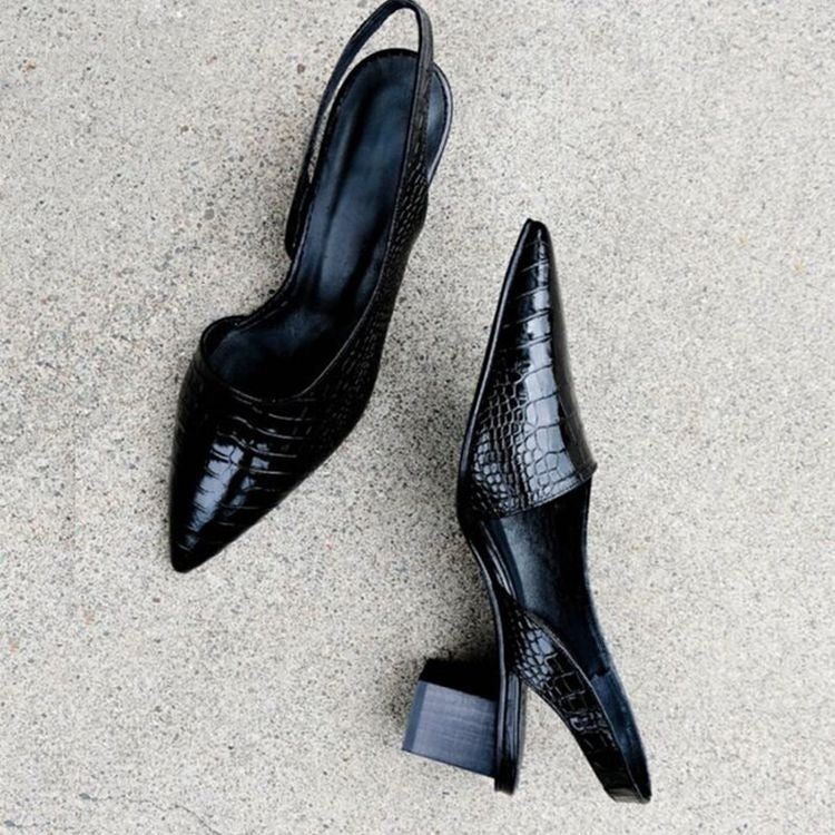 Zoe | Women Pointed Toe Block Heel Shoes
