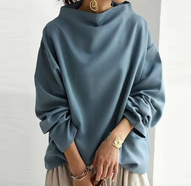 Olivia | Women Summer High-Neck Soft Knit Top