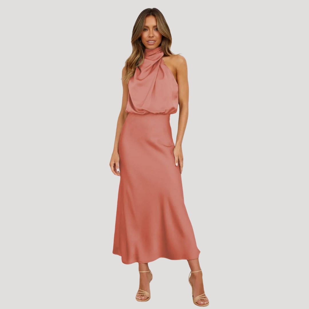 Harper | Women’s Summer Halter Neck Maxi Dress