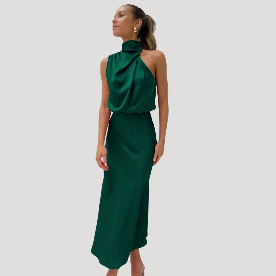 Harper | Women’s Summer Halter Neck Maxi Dress