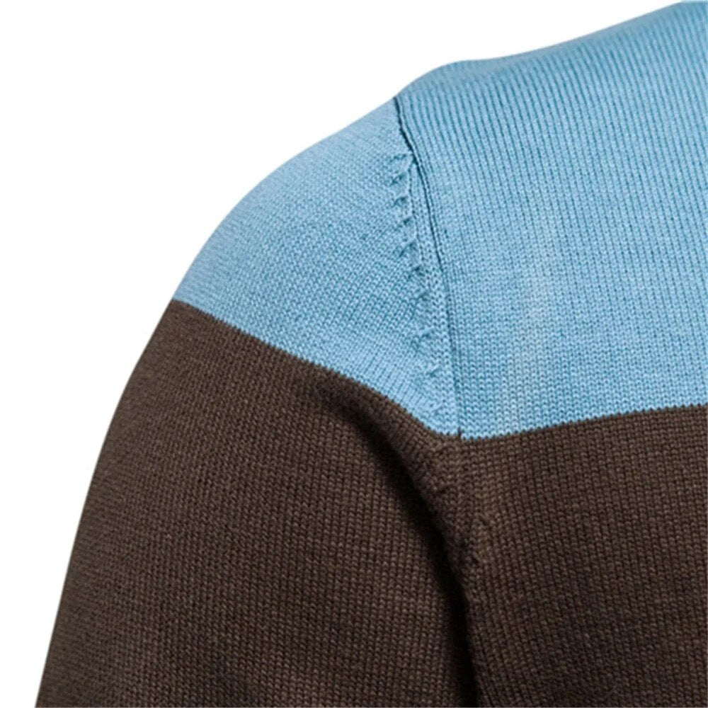 Sam | Men Classic Warm Zip Pullover Sweater