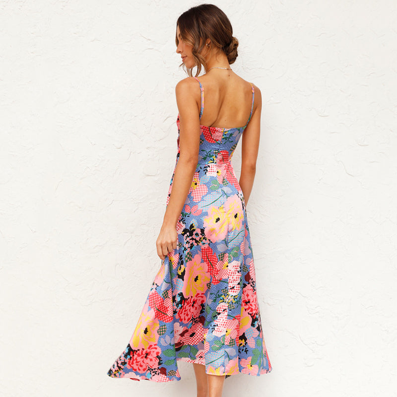 Daisy | Women Wedding Guest Floral Maxi Dress
