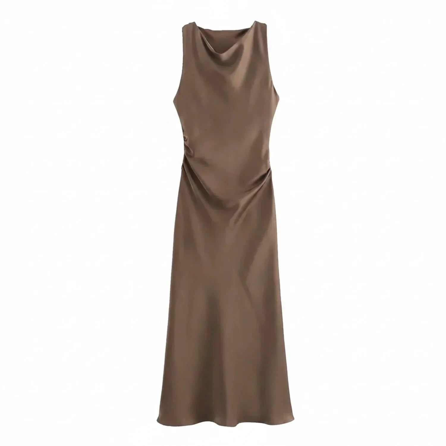 Sleeveless Bodycon Midi Dress for Women
