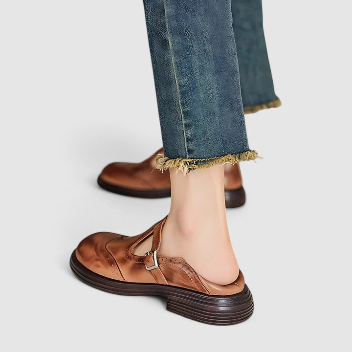 Mia | Women Classic Buckle Mary Jane Shoes