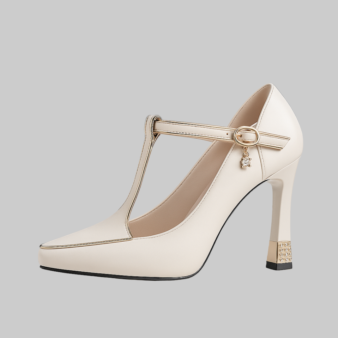 Camille | Women Orthopedic T-Strap Heels