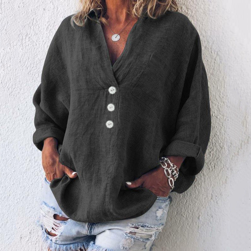 Alyssa | Women's Button-Down Long Sleeve Blouse