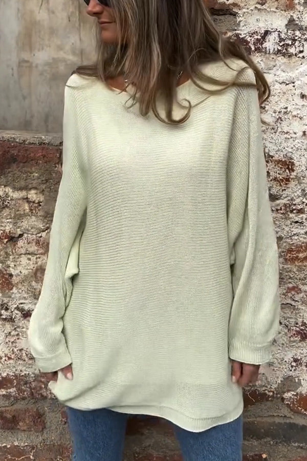 Amy | Women's Oversized Cut Out Sleeve Sweater