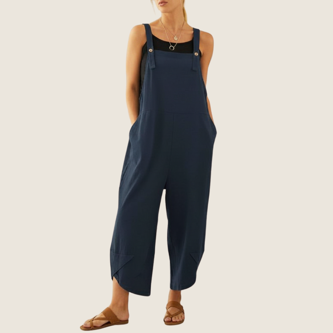 Angie | Women's Wide Leg Casual Overalls