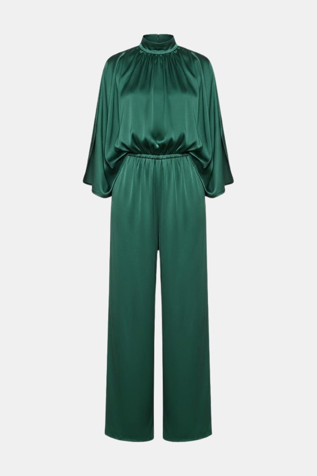 Bailey | Women's Cape Sleeve High Neck Jumpsuit