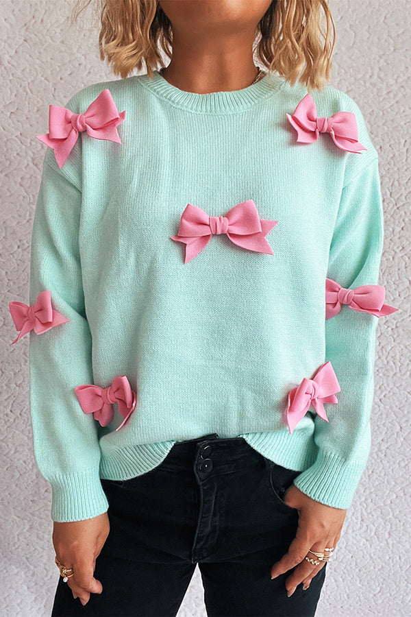 Beverly | Women's Crewneck Bow Sweater
