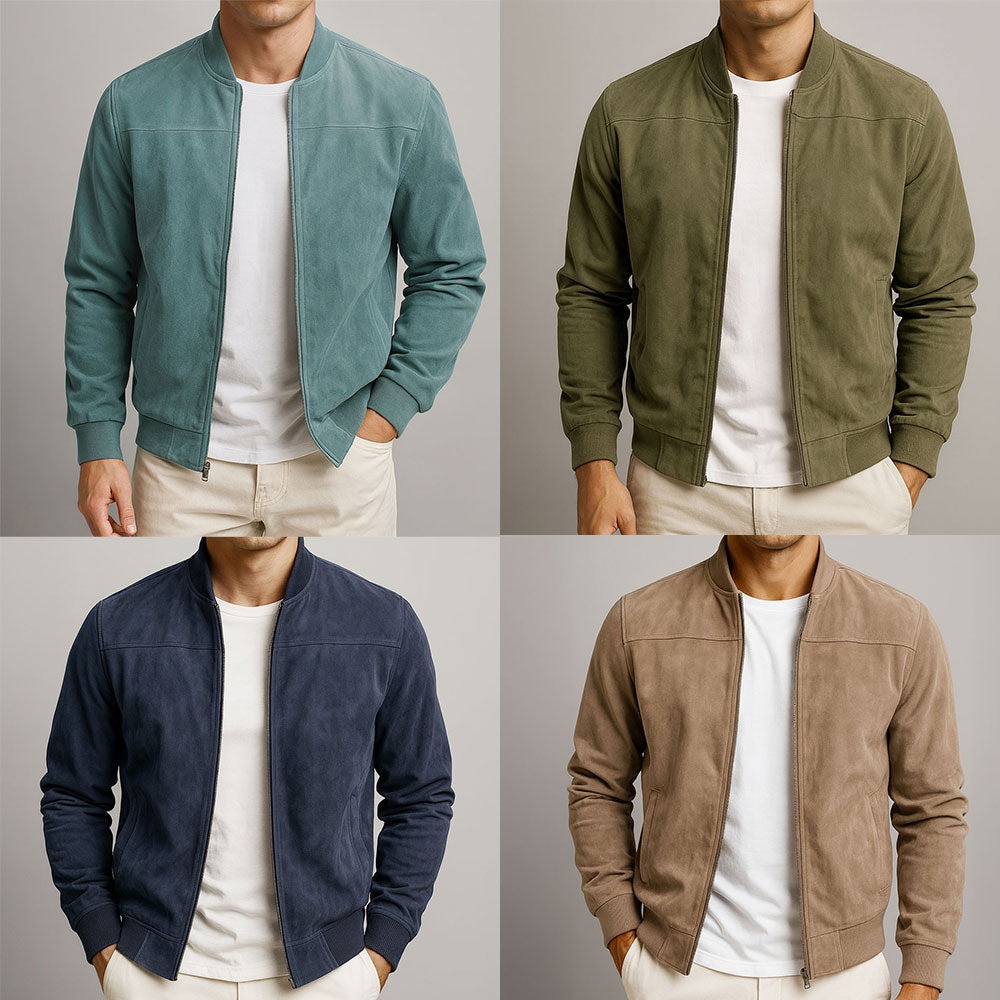 Marty | Men Modern Minimalist Zip Jacket