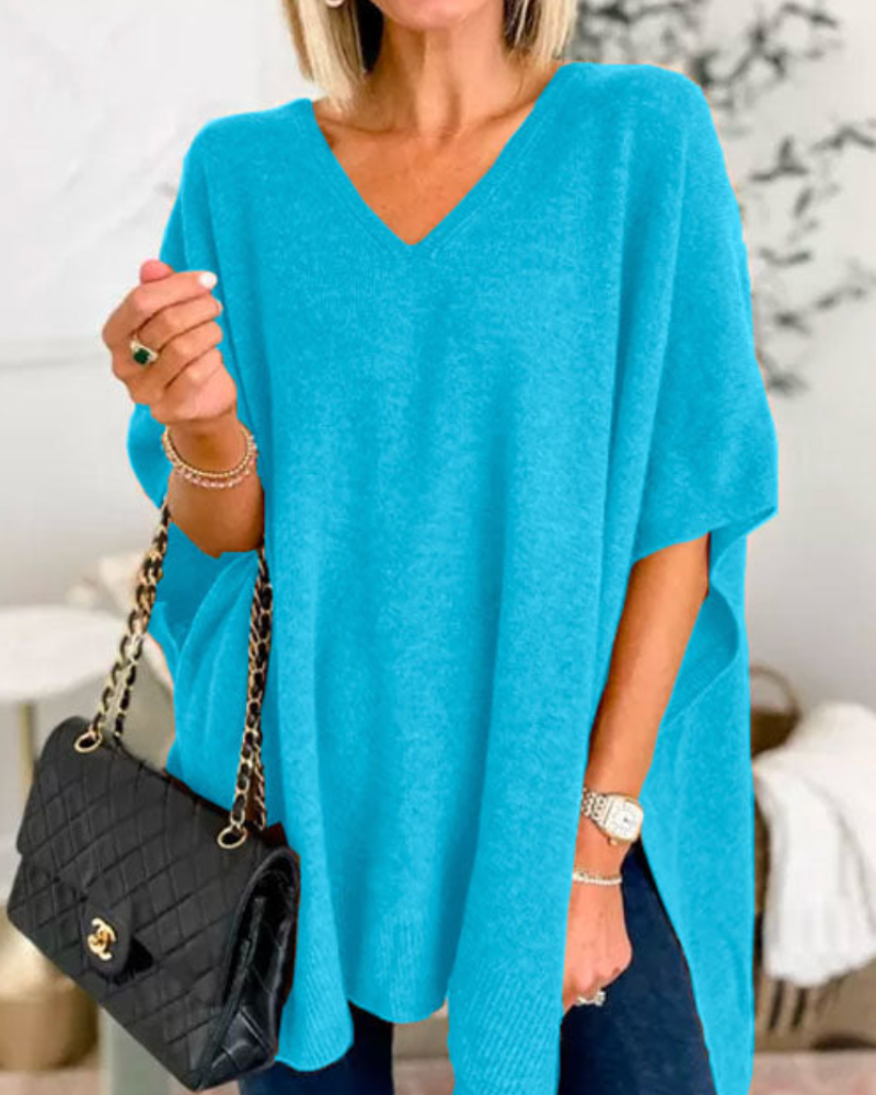 Carmen | Women's Oversized V-Neck Sweater
