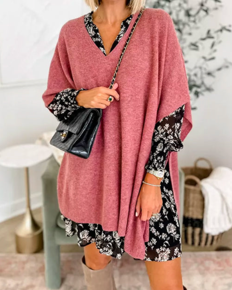 Carmen | Women's Oversized V-Neck Sweater