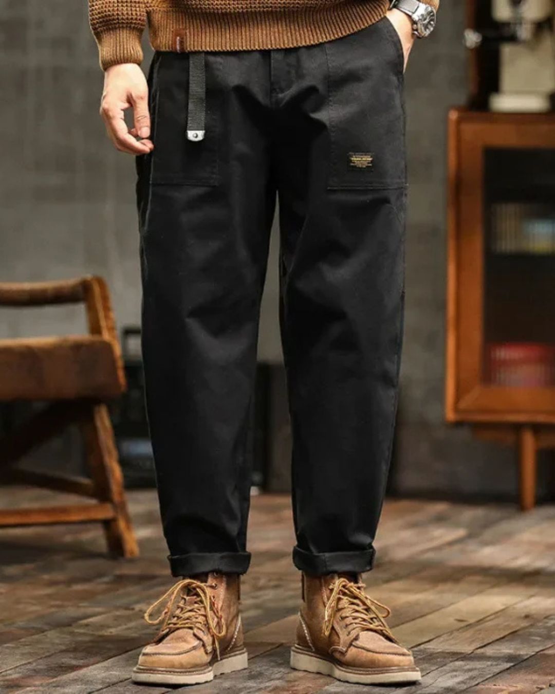 John | Men Classic Utility Cargo Pants