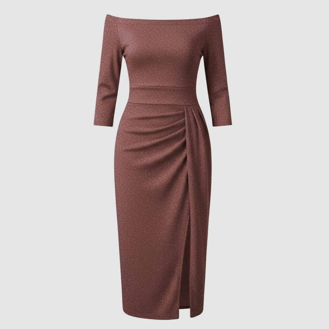 Charity | Women's Off-the-Shoulder Midi Dress