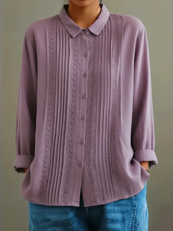 Charlene | Women's Long Sleeve Button-Down Shirt