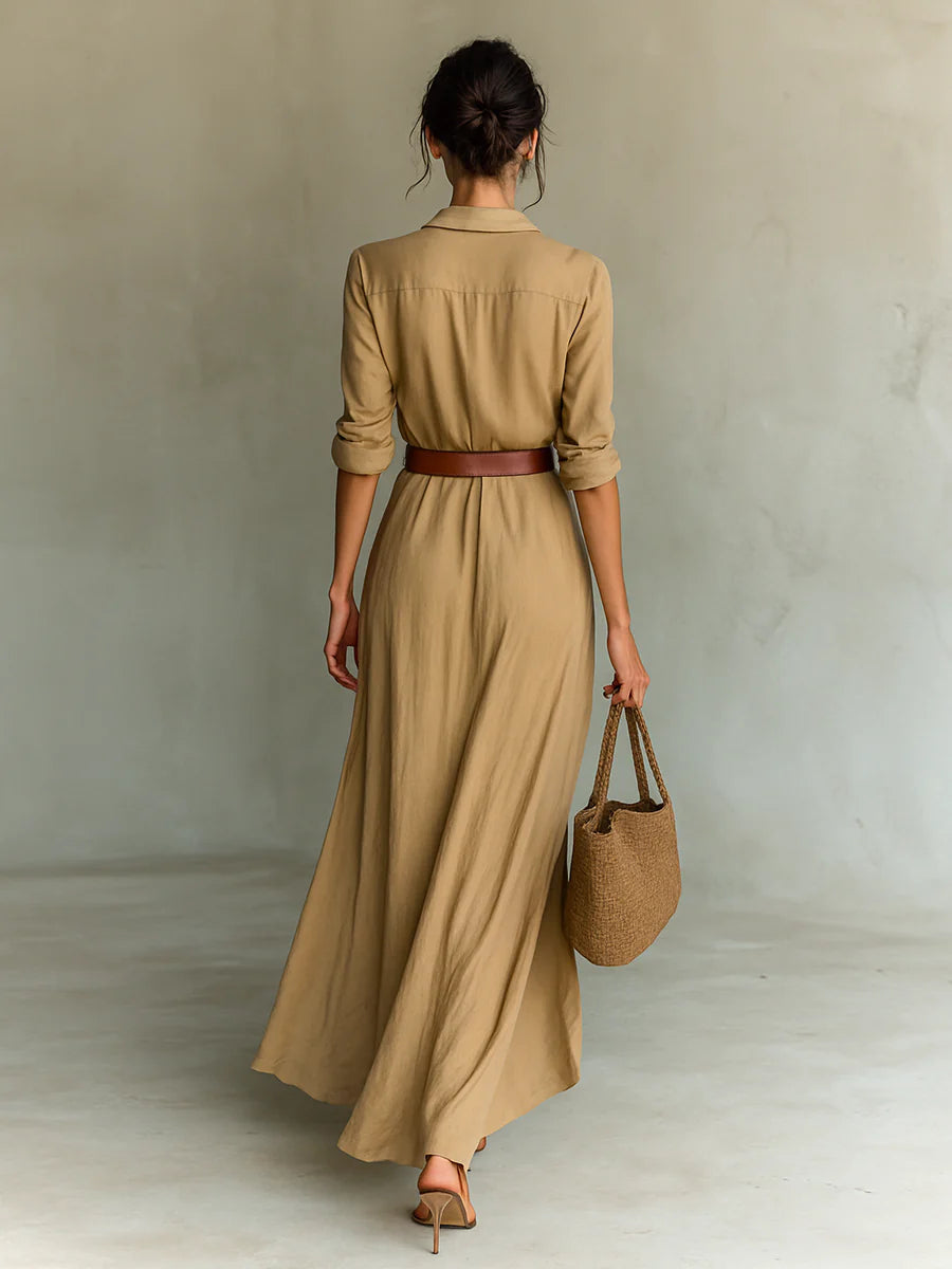 Cheri | Women's Belted Maxi Dress