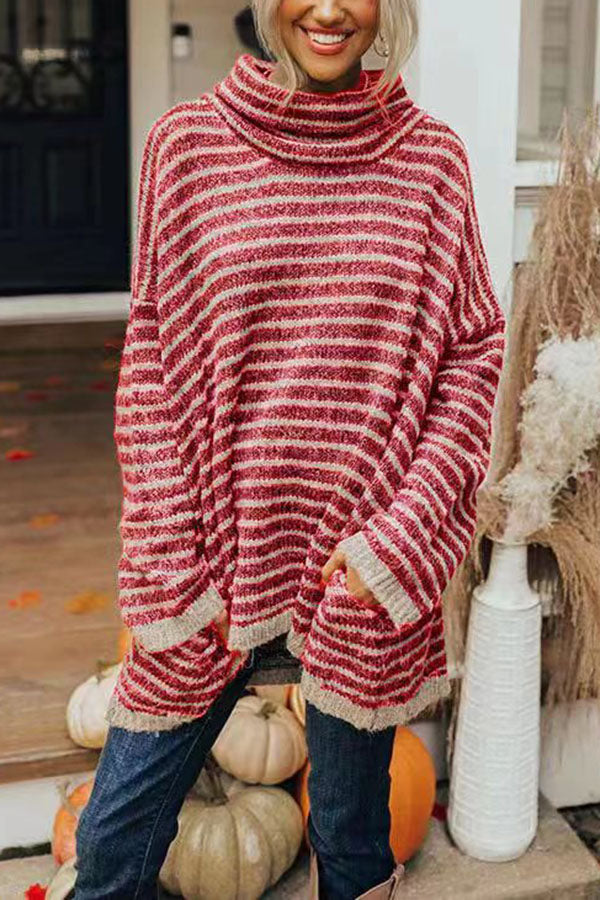 Cheryl | Women's Oversized Striped Sweater