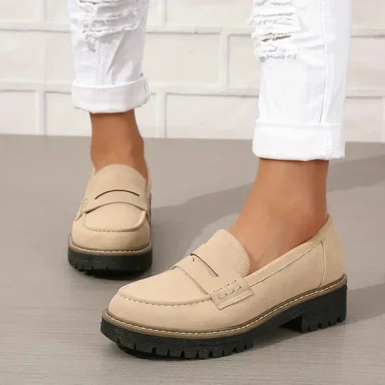 Cheryl | Women's Platform Lug Sole Loafers