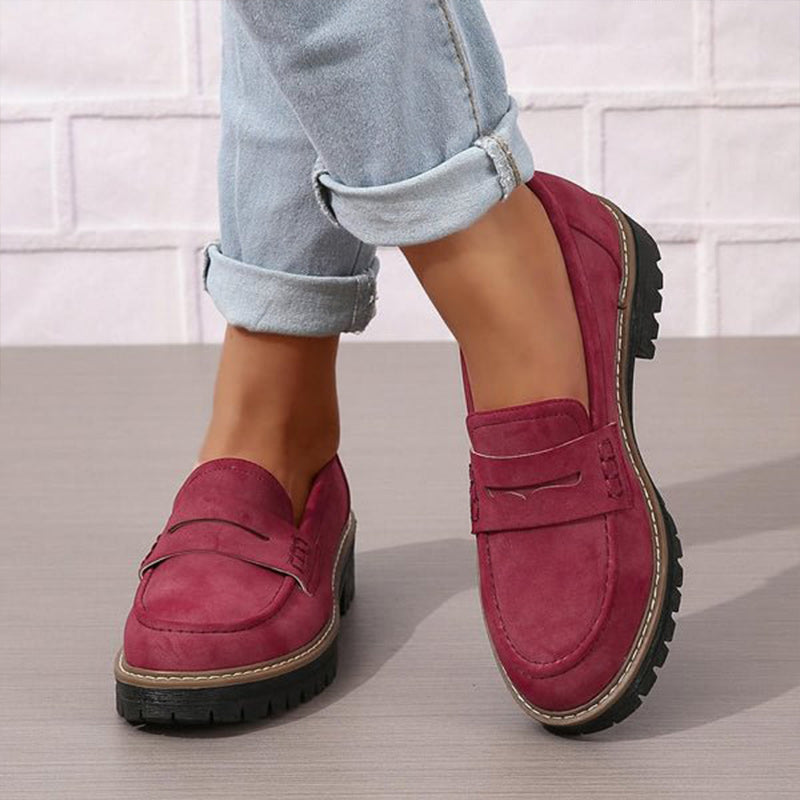 Cheryl | Women's Platform Lug Sole Loafers