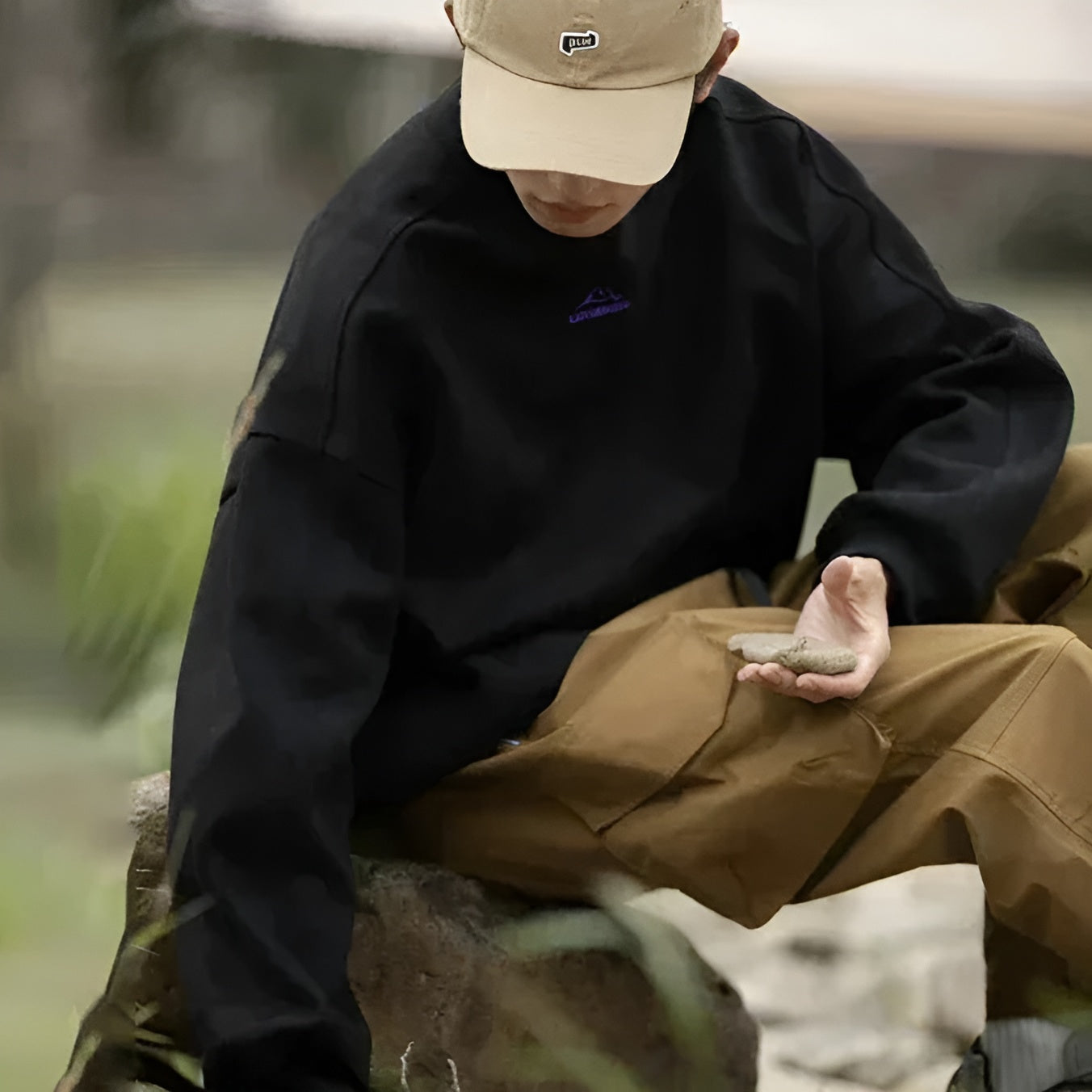 Conrad | Men's Oversized Suede Pullover