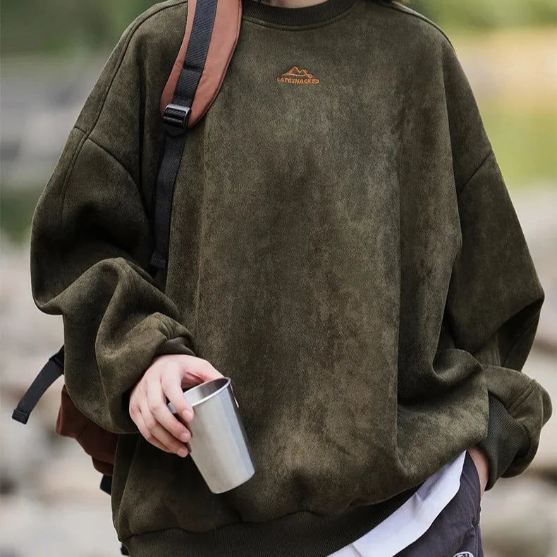 Conrad | Men's Oversized Suede Pullover