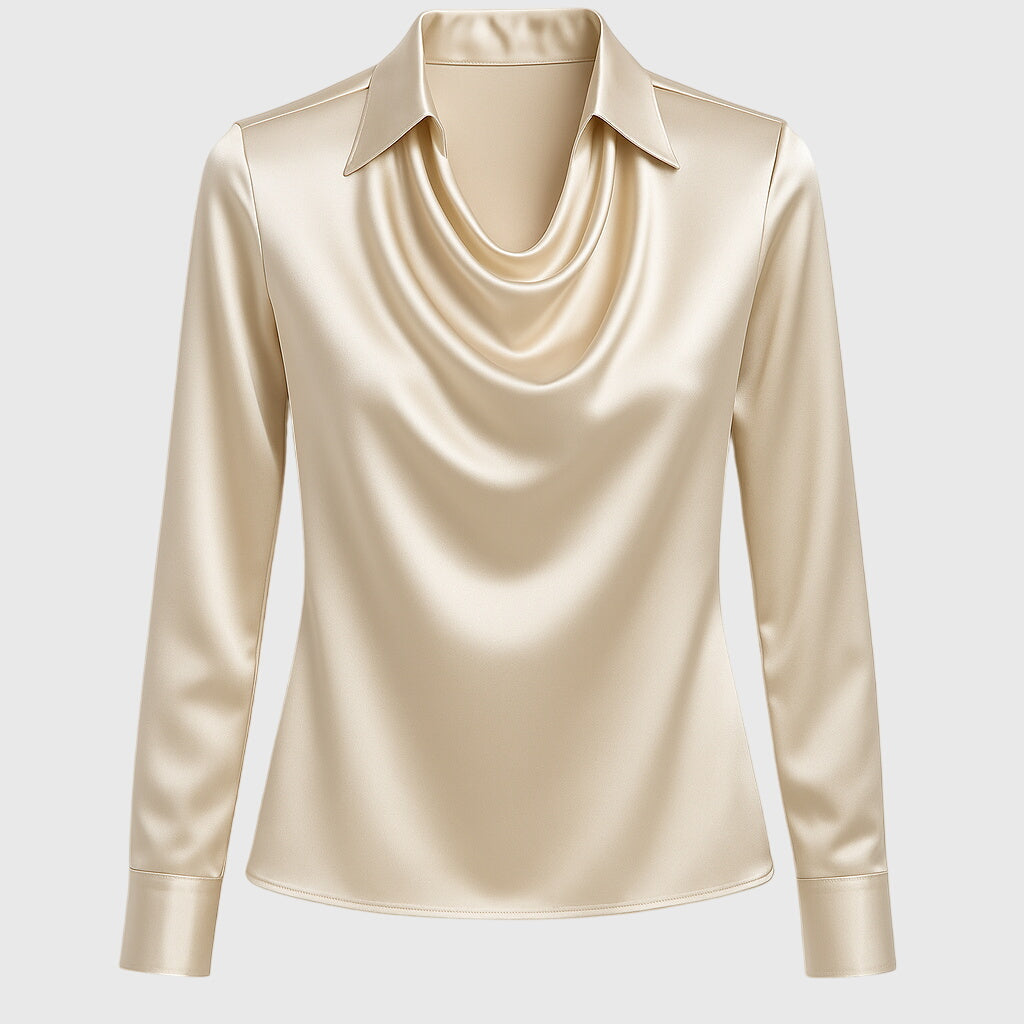 Nicole | Women Elegant Satin Blouse