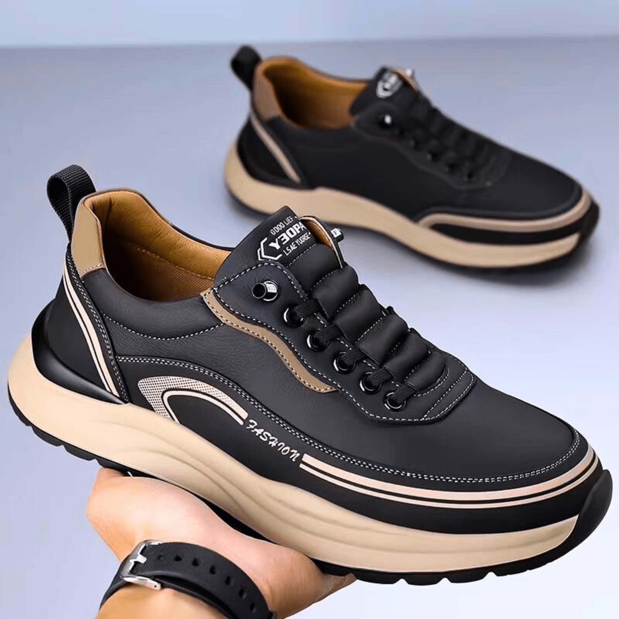 Darryl | Men's Lace-Up Casual Sneakers