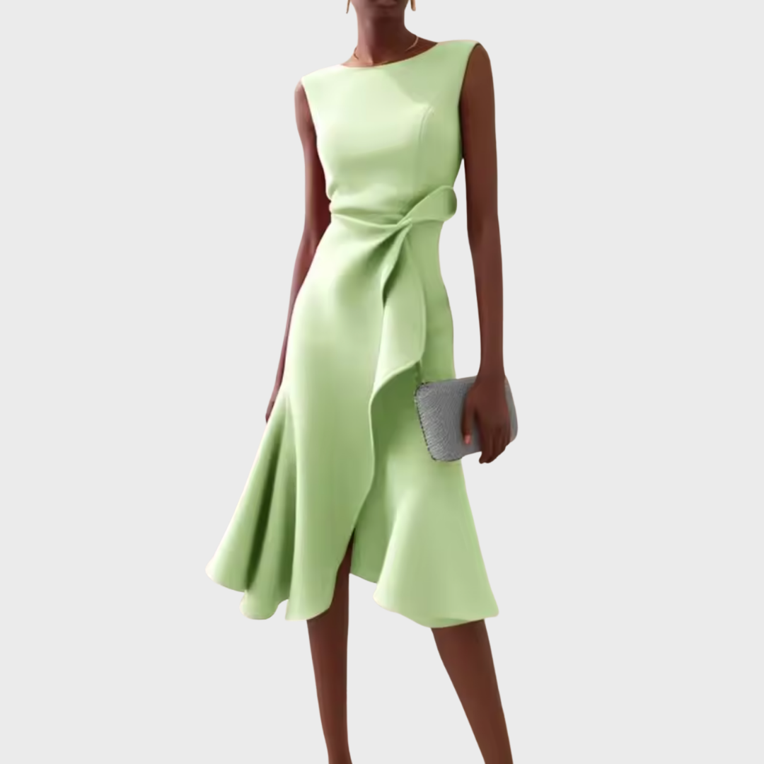 Delilah | Women's Sleeveless Wrap Midi Dress
