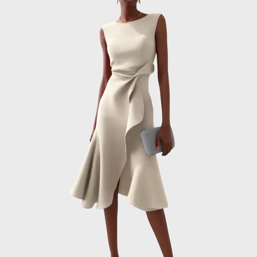 Delilah | Women's Sleeveless Wrap Midi Dress